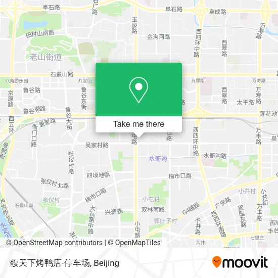 馥天下烤鸭店-停车场 map