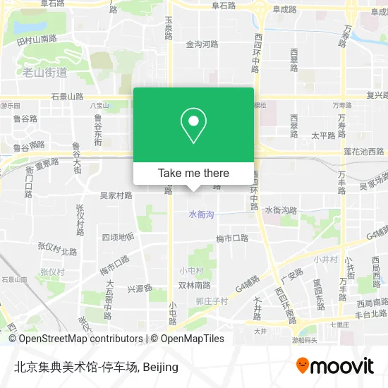 北京集典美术馆-停车场 map