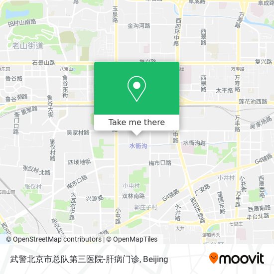 武警北京市总队第三医院-肝病门诊 map