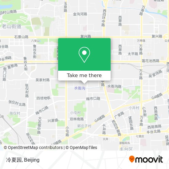 冷夏园 map