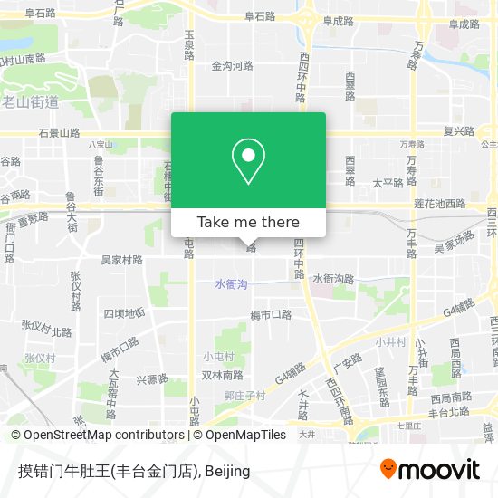 摸错门牛肚王(丰台金门店) map