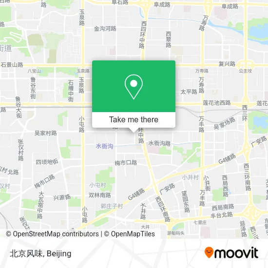 北京风味 map