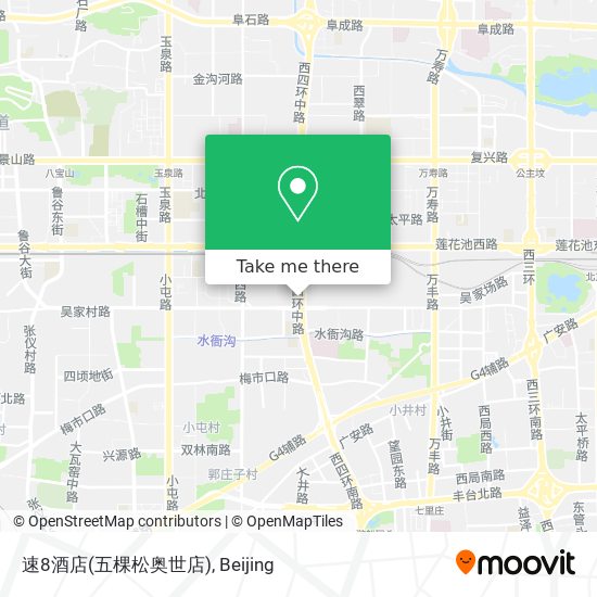 速8酒店(五棵松奥世店) map