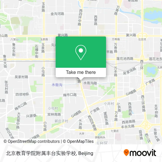 北京教育学院附属丰台实验学校 map