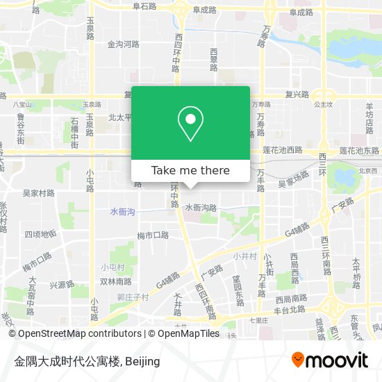 金隅大成时代公寓楼 map
