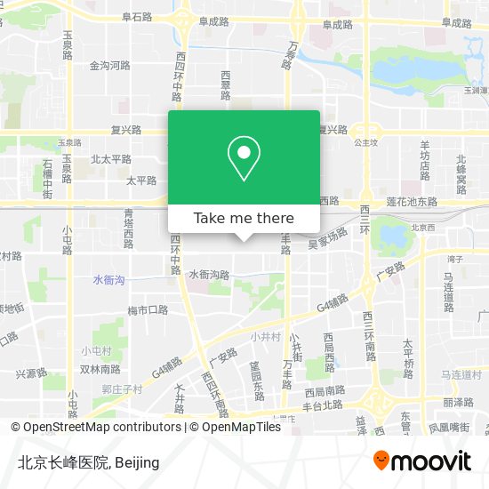 北京长峰医院 map