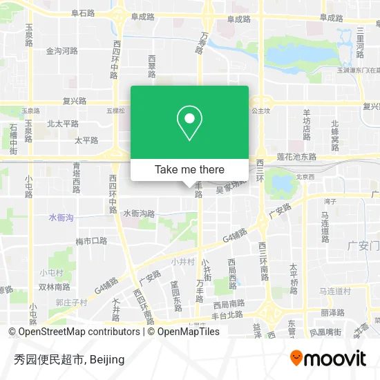 秀园便民超市 map