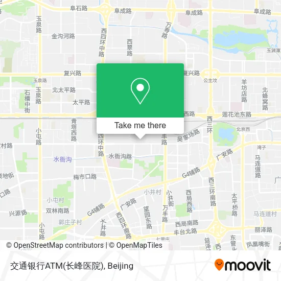 交通银行ATM(长峰医院) map