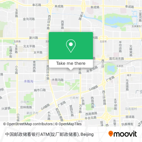 中国邮政储蓄银行ATM(靛厂邮政储蓄) map