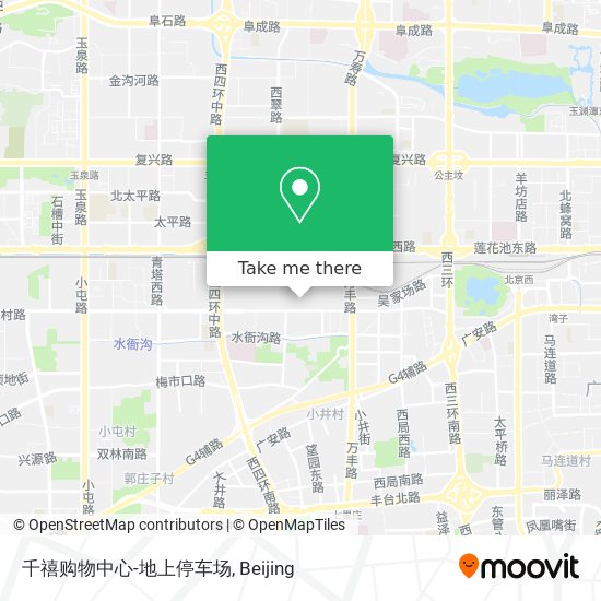 千禧购物中心-地上停车场 map