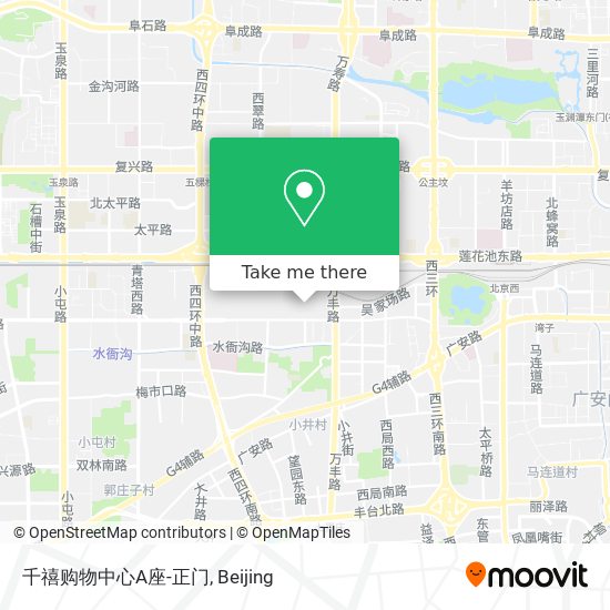 千禧购物中心A座-正门 map