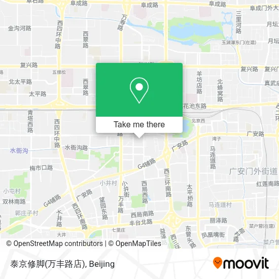 泰京修脚(万丰路店) map