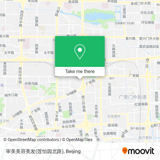 审美美容美发(莲怡园北路) map