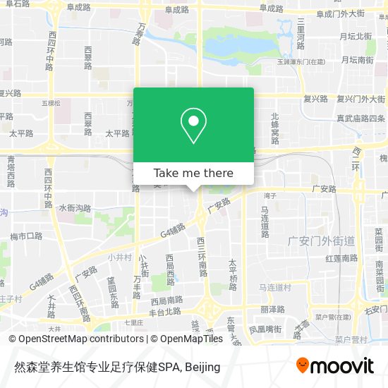 然森堂养生馆专业足疗保健SPA map