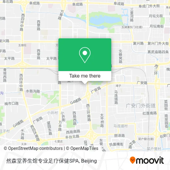 然森堂养生馆专业足疗保健SPA map