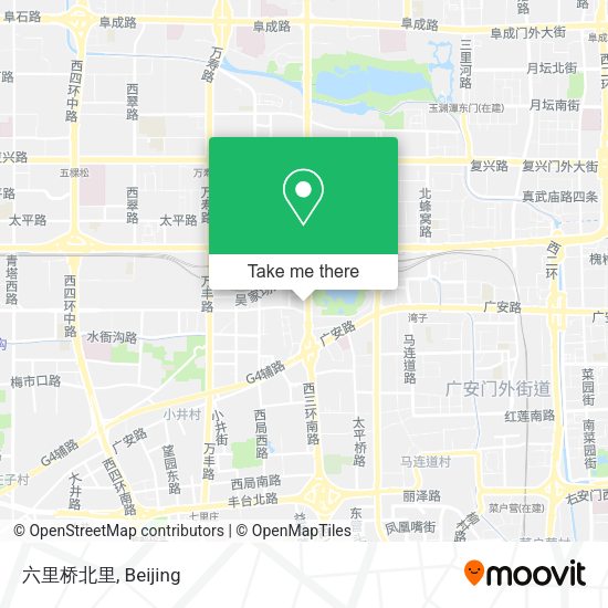 六里桥北里 map