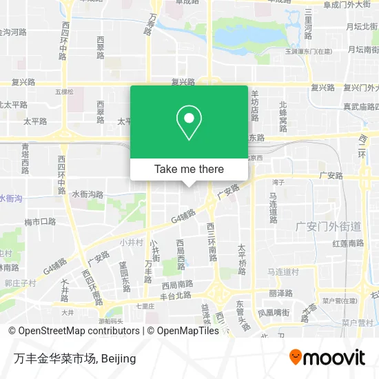 万丰金华菜市场 map