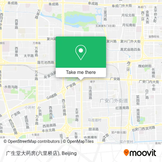 广生堂大药房(六里桥店) map