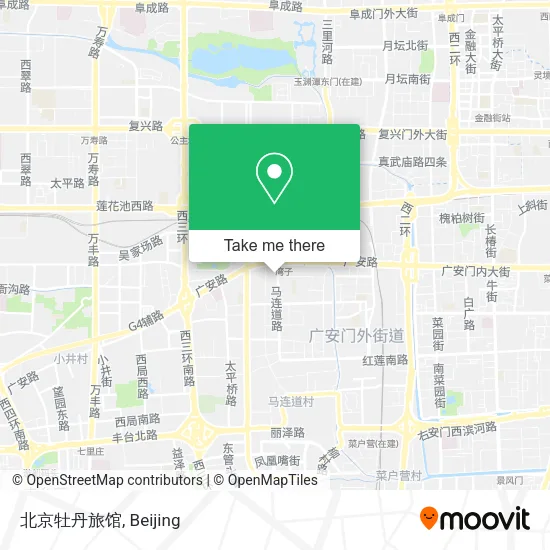 北京牡丹旅馆 map