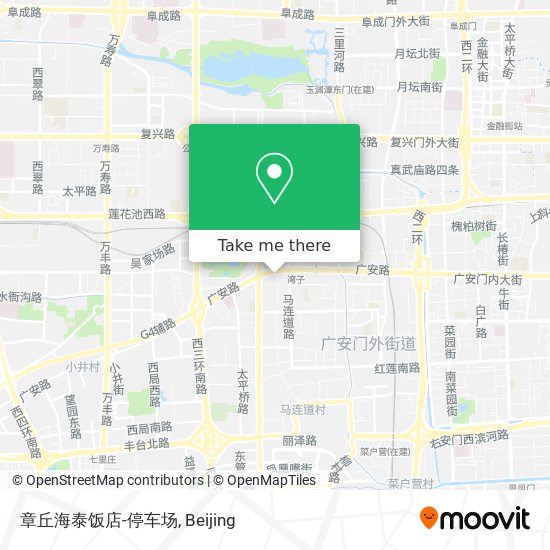 章丘海泰饭店-停车场 map
