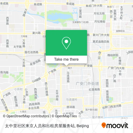 太中里社区来京人员和出租房屋服务站 map
