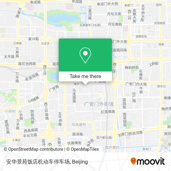 安华景苑饭店机动车停车场 map