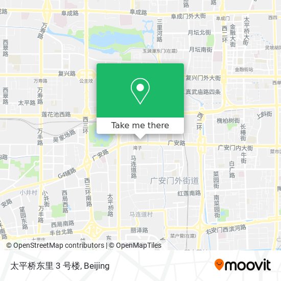 太平桥东里 3 号楼 map