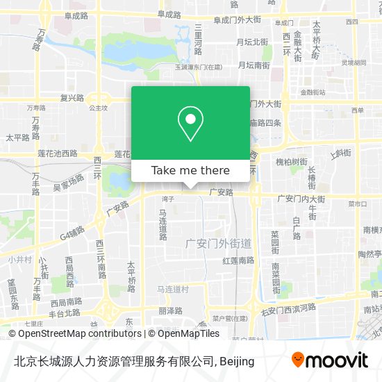 北京长城源人力资源管理服务有限公司 map