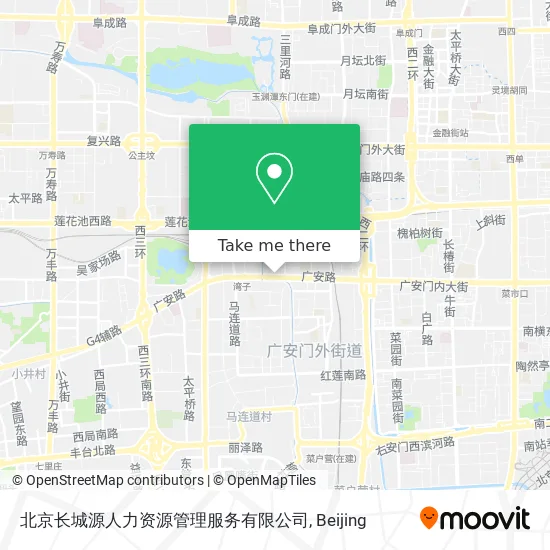 北京长城源人力资源管理服务有限公司 map