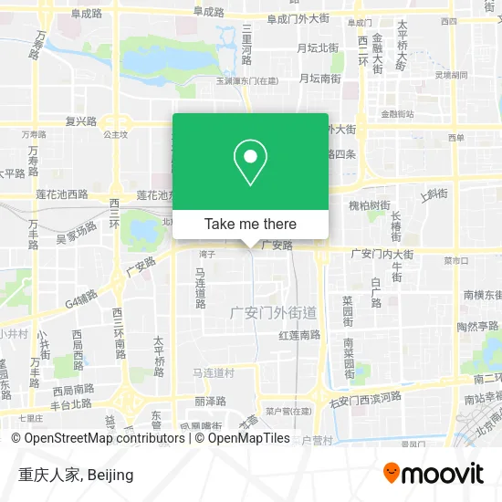 重庆人家 map