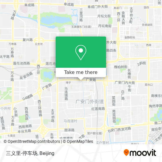 三义里-停车场 map