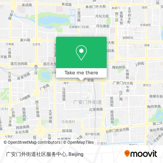 广安门外街道社区服务中心 map