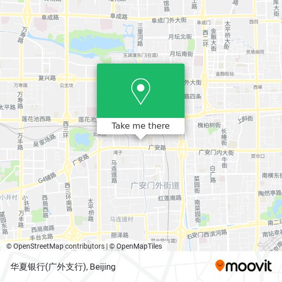 华夏银行(广外支行) map