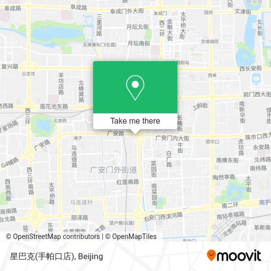 星巴克(手帕口店) map