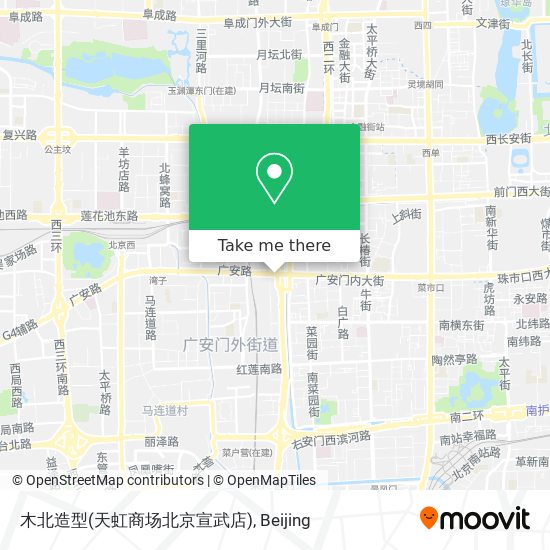 木北造型(天虹商场北京宣武店) map