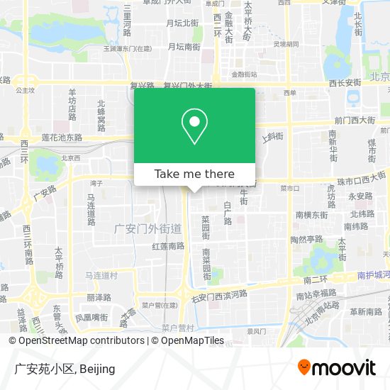广安苑小区 map