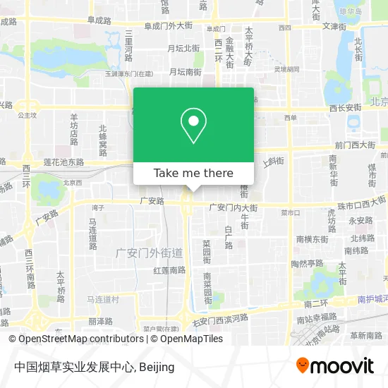 中国烟草实业发展中心 map