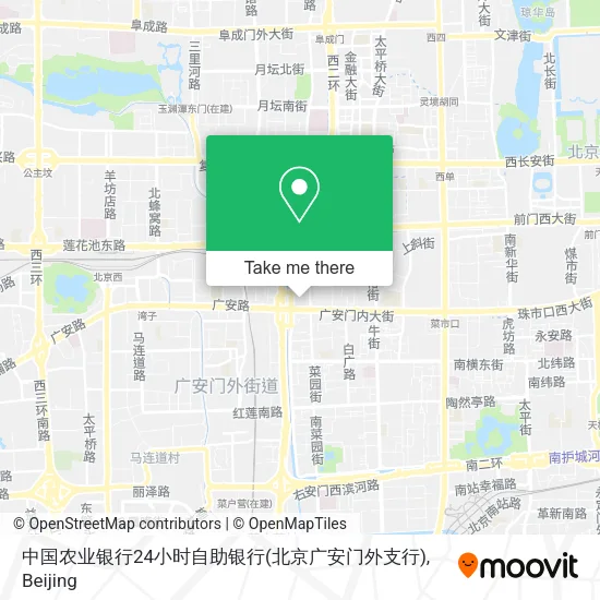 中国农业银行24小时自助银行(北京广安门外支行) map