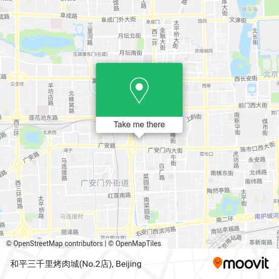 和平三千里烤肉城(No.2店) map