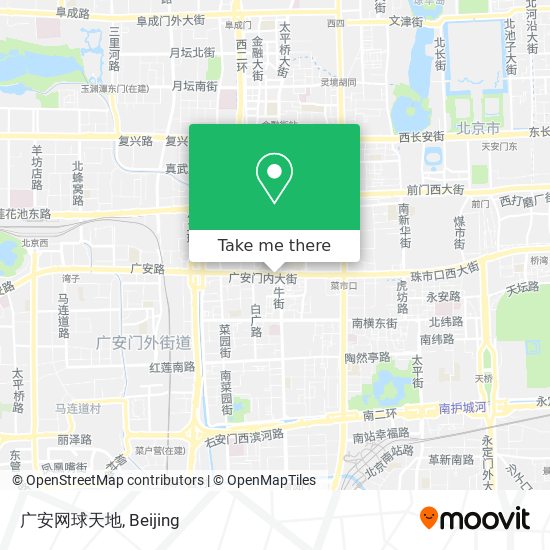广安网球天地 map