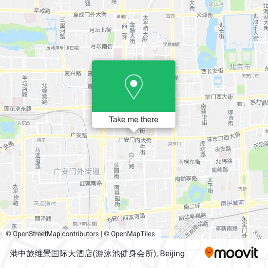 港中旅维景国际大酒店(游泳池健身会所) map
