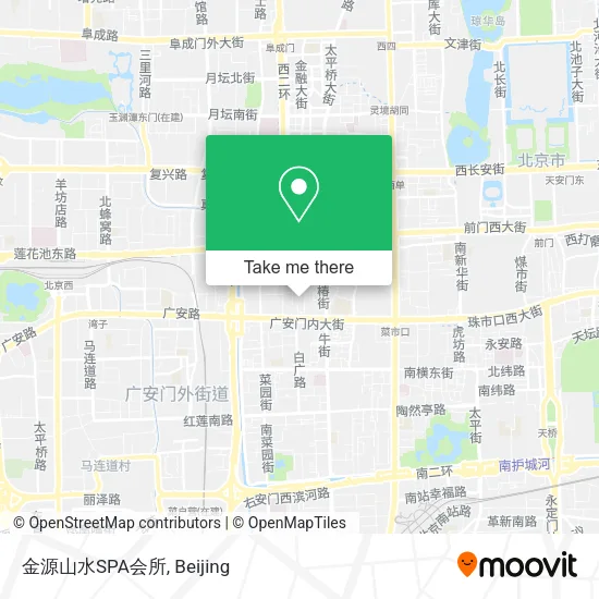 金源山水SPA会所 map