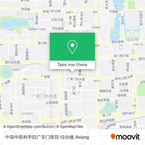 中国中医科学院广安门医院-综合楼 map