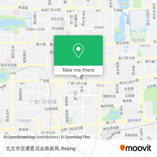 北京市交通委员会路政局 map