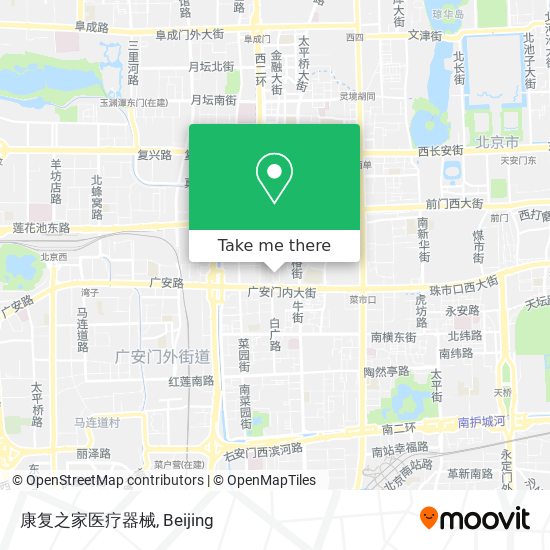 康复之家医疗器械 map