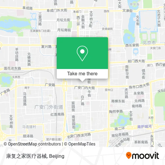 康复之家医疗器械 map