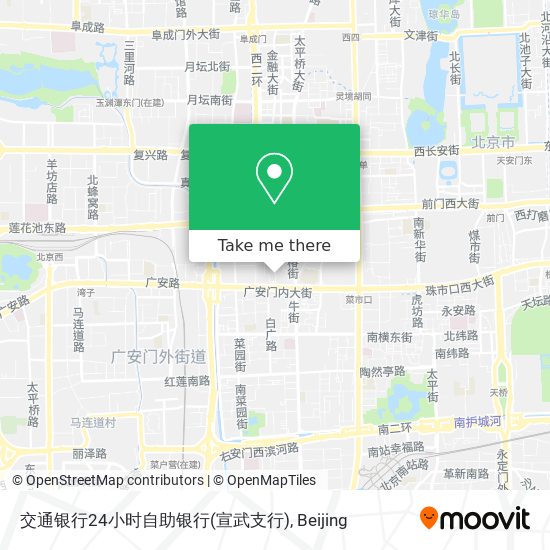 交通银行24小时自助银行(宣武支行) map