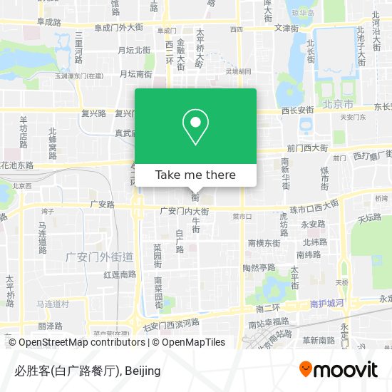 必胜客(白广路餐厅) map