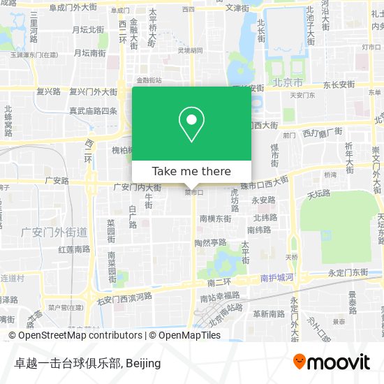 卓越一击台球俱乐部 map