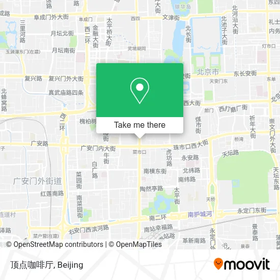 顶点咖啡厅 map
